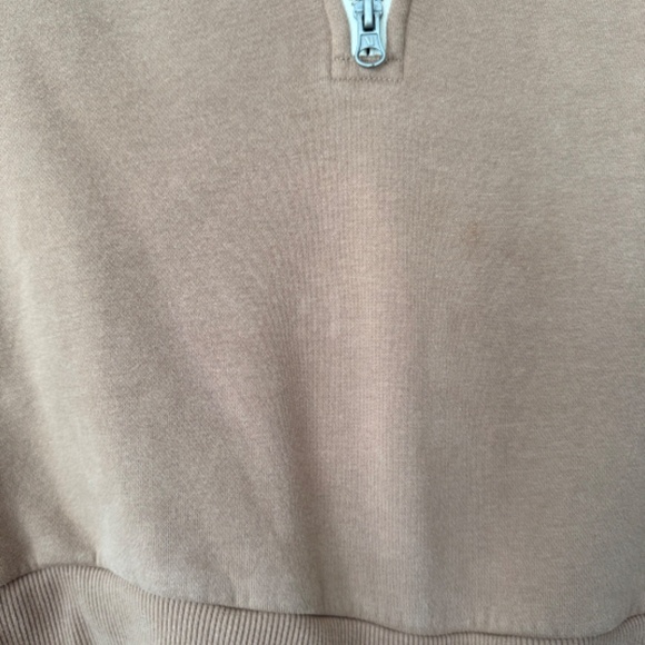 Vuori Women’s Restore half zip hoodie sweatshirt Tan S - Picture 6 of 7